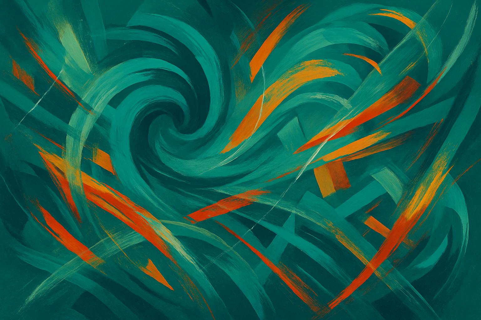 abstracte afbeelding met energie en kleur: #267058